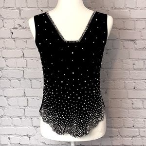 Roz & Ali Black Tank Top - M